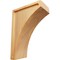 Ekena Millwork 3"W x 5 1/2"D x 8"H Medium Lawson Wood Corbel, Red Oak CORW03X05X08LWRO - alternate 1